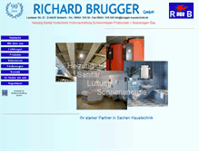 Tablet Screenshot of brugger-haustechnik.de